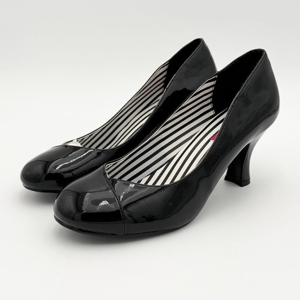 Pleaser Black Patent Leather Pumps Jenna01/B Style NIB Women’s US Size 11 / EU 4